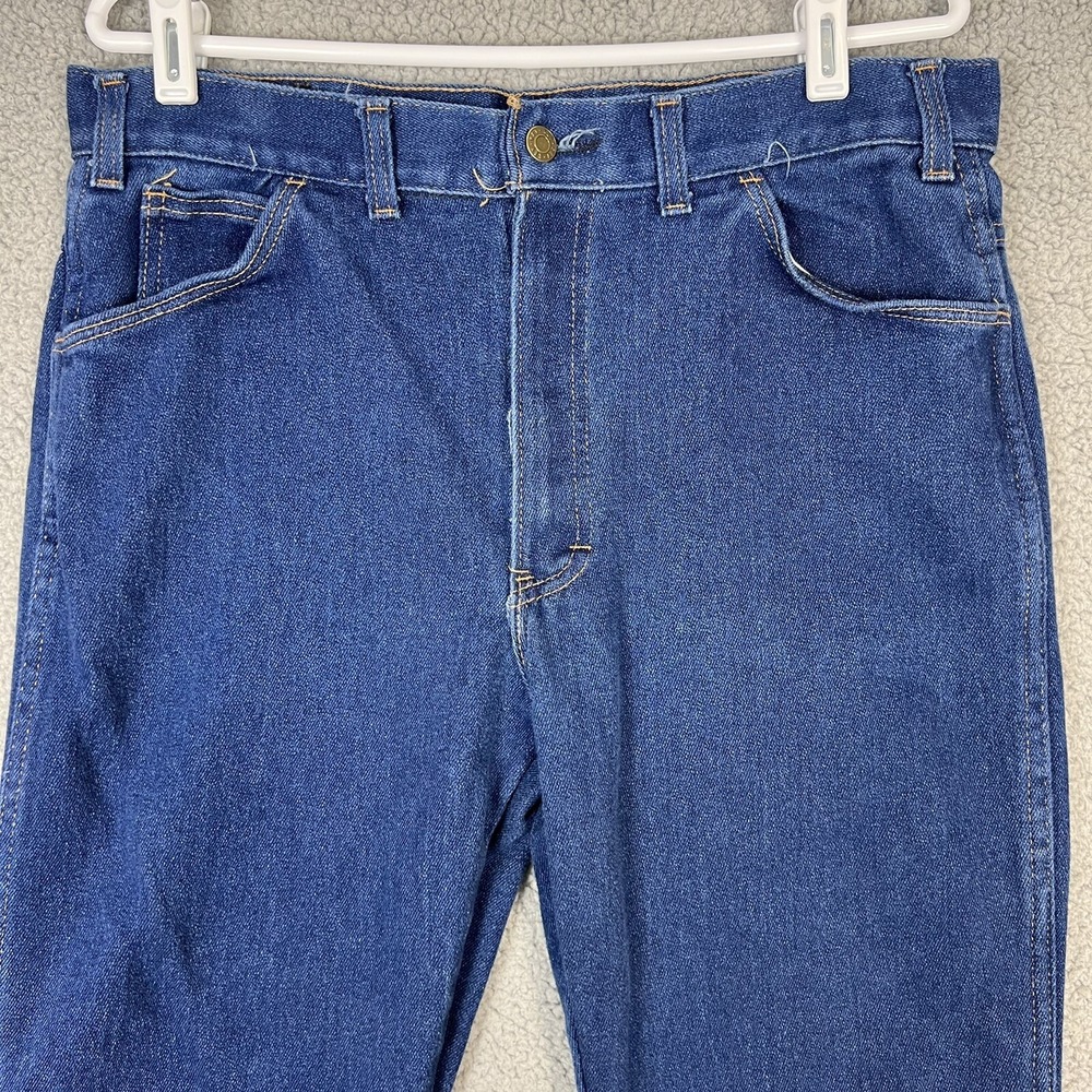 Vintage Key Jeans 35x29 Made in USA Blue Straight Leg Relaxed Classic Denim - Picture 2 of 10